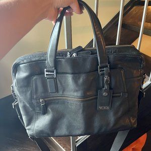 Tumi Leather Brief